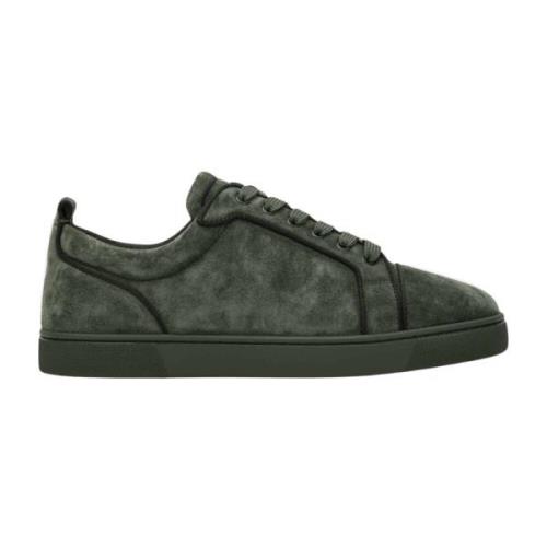 Christian Louboutin Låg Topp Sneaker Louis Green, Herr