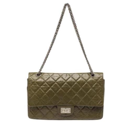 Chanel Vintage Pre-owned Laeder chanel-vskor Green, Dam