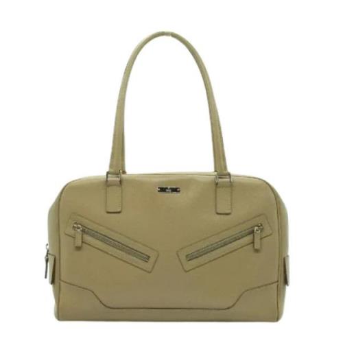 Gucci Vintage Pre-owned Laeder gucci-vskor Beige, Dam