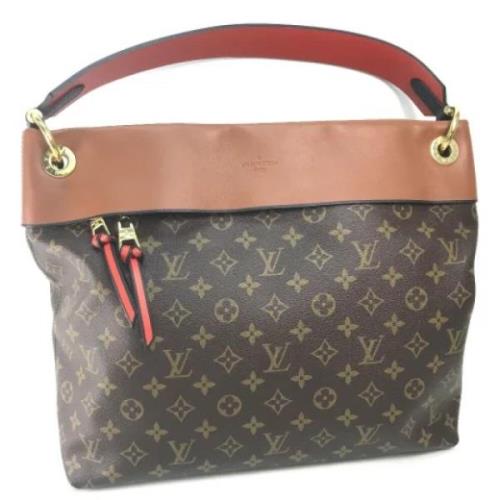 Louis Vuitton Vintage Pre-owned Tyg louis-vuitton-vskor Brown, Dam