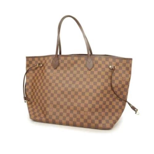 Louis Vuitton Vintage Pre-owned Tyg louis-vuitton-vskor Brown, Dam