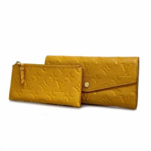 Louis Vuitton Vintage Pre-owned Tyg plnbcker Yellow, Dam