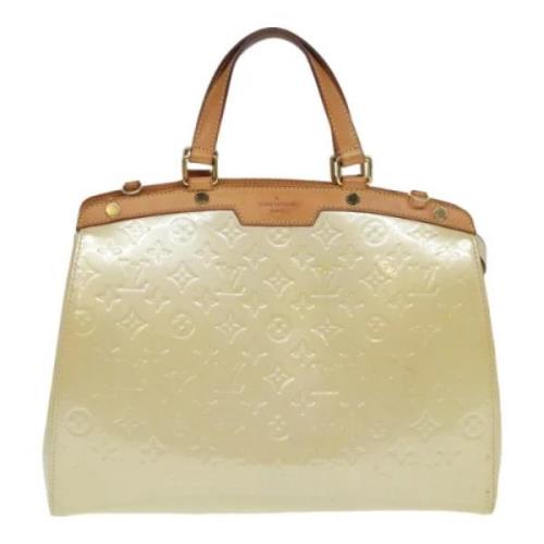 Louis Vuitton Vintage Pre-owned Laeder louis-vuitton-vskor Beige, Dam