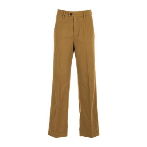 Roy Roger's Bruna Byxor Lais Pant Brown, Dam