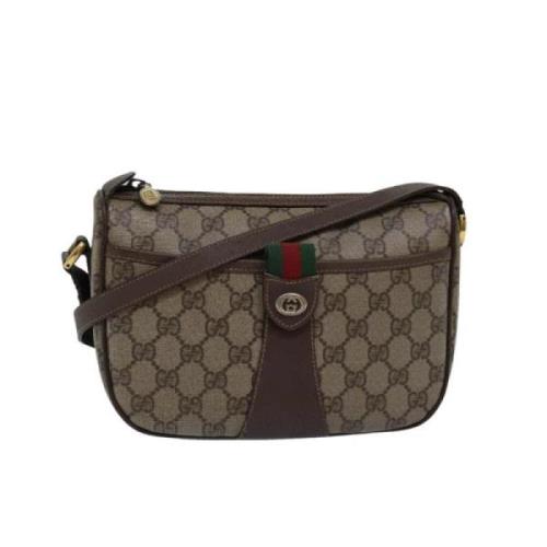 Gucci Vintage Pre-owned Laeder gucci-vskor Beige, Dam