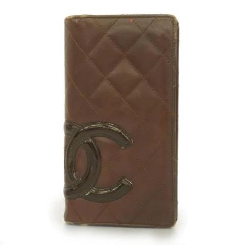 Chanel Vintage Pre-owned Laeder plnbcker Brown, Dam