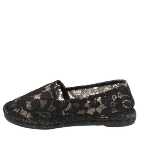 Dolce & Gabbana Pre-owned Pre-owned Canvas espadriller Black, Dam