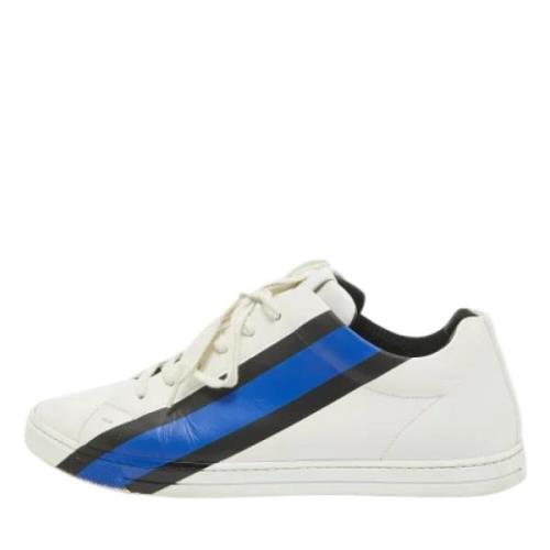 Fendi Vintage Pre-owned Laeder sneakers White, Herr