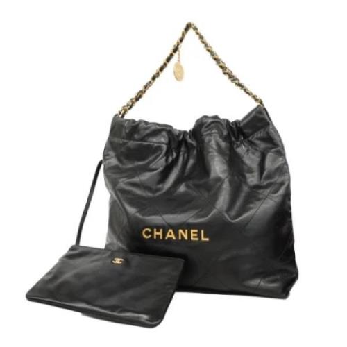 Chanel Vintage Pre-owned Laeder chanel-vskor Black, Dam