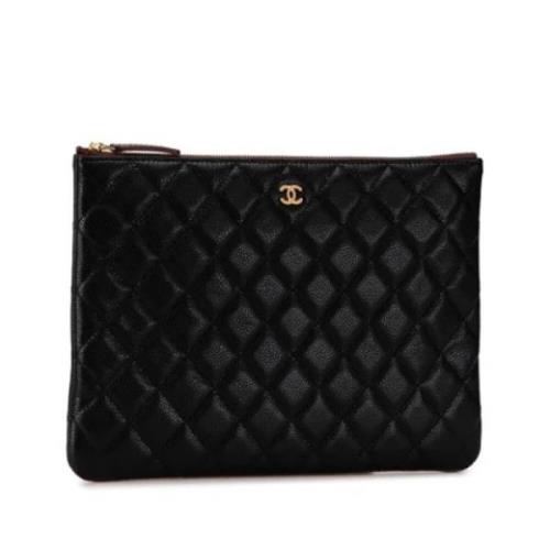 Chanel Vintage Pre-owned Laeder chanel-vskor Black, Dam