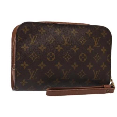 Louis Vuitton Vintage Pre-owned Canvas kuvertvskor Brown, Dam