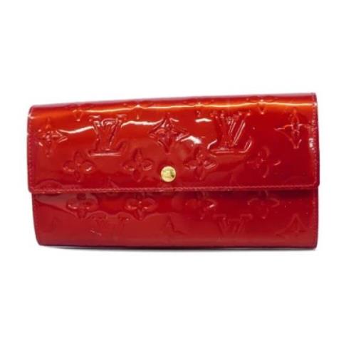 Louis Vuitton Vintage Pre-owned Tyg plnbcker Red, Dam