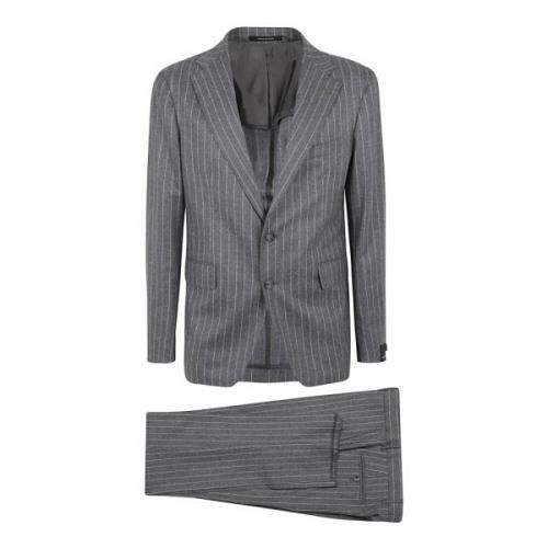 Tagliatore Herrkläder Overall Grigio Silver Aw24 Gray, Herr