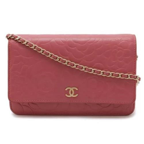 Chanel Vintage Pre-owned Laeder chanel-vskor Pink, Dam