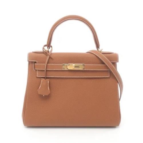 Hermès Vintage Pre-owned Laeder handvskor Brown, Dam