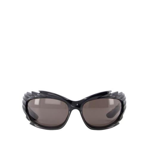 Balenciaga Svarta Acetat Solglasögon Black, Unisex