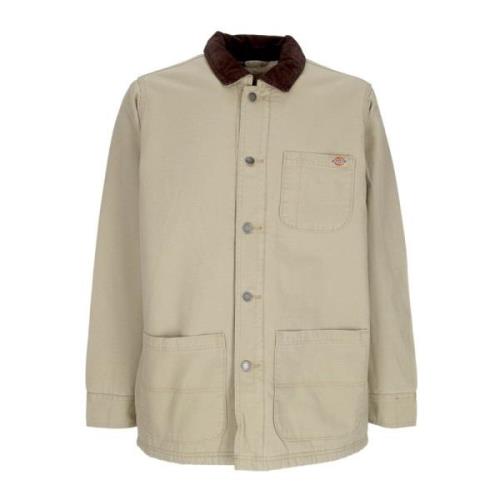 Dickies Canvas Arbetskläder Jacka Stone Washed Beige, Herr