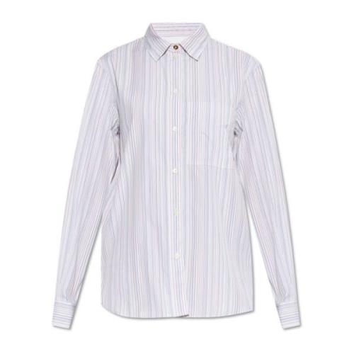 Paul Smith Skjorta med randigt mönster White, Dam