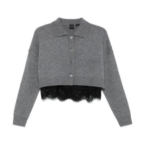 Pinko Stiliga Sweaters för en chic look Gray, Dam