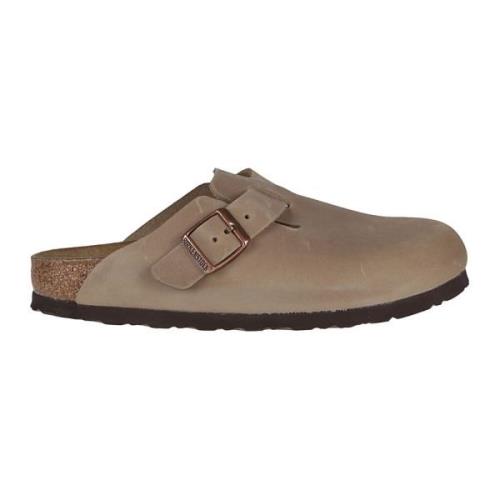 Birkenstock Stiliga Boston Sandaler för Sommaren Brown, Dam