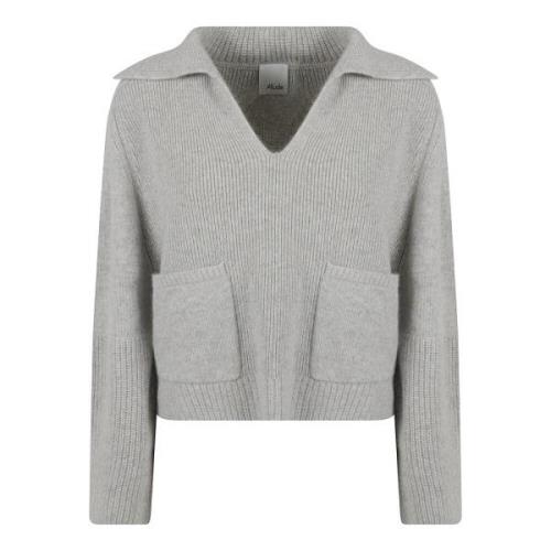 Allude Kragsweater 1/1 Gray, Dam