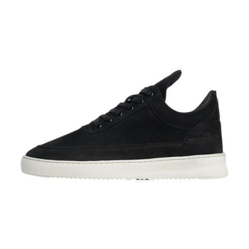 Filling Pieces Låg Top Ripple Nubuck Svart - Eu39-Uk6-Usm7-Usw8.5 / Sv...