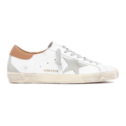 Golden Goose Vita Lädersneakers Stiligt Modell White, Herr