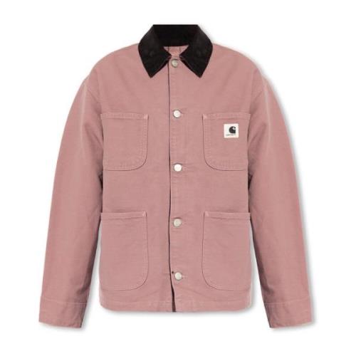 Carhartt Wip Jacka med logotyp Pink, Dam