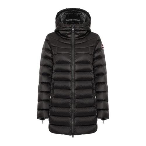 Colmar Medium iriserande dam dunjacka med huva Black, Dam