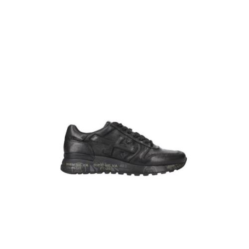 Premiata Svart läder Mick Sneakers Black, Herr