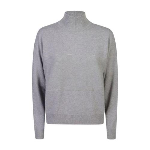 Peserico Grå Elegant Sweatshirt Aw24 Gray, Dam