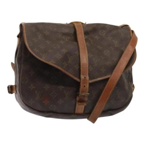 Louis Vuitton Vintage Pre-owned Canvas louis-vuitton-vskor Brown, Dam