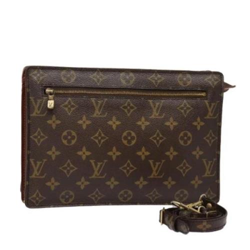 Louis Vuitton Vintage Pre-owned Canvas louis-vuitton-vskor Brown, Dam