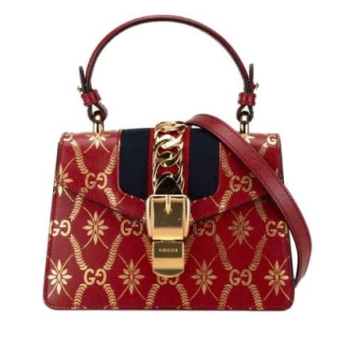 Gucci Vintage Pre-owned Laeder gucci-vskor Red, Dam