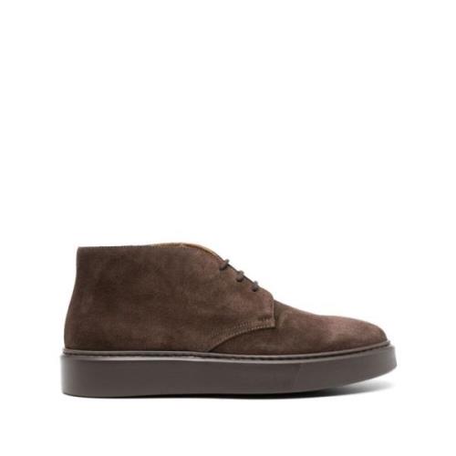 Doucal's Vintage Bruna Mocka Chukka Ankelboots Brown, Herr