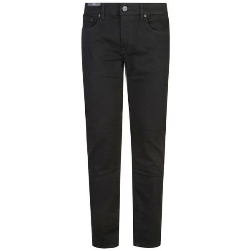 PT Torino Blå Straight Leg Denim Jeans Blue, Herr