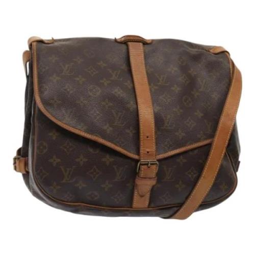 Louis Vuitton Vintage Pre-owned Canvas louis-vuitton-vskor Brown, Dam