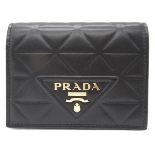 Prada Vintage Pre-owned Laeder plnbcker Black, Dam