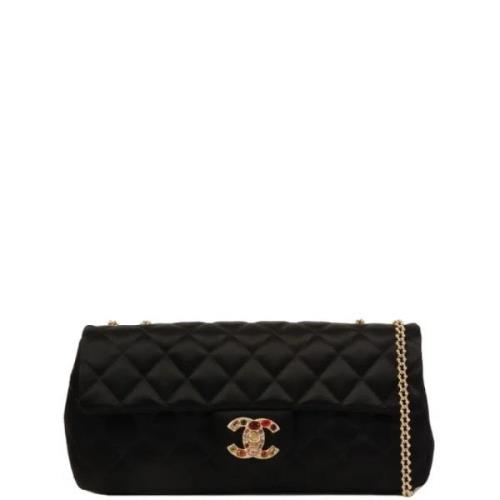 Chanel Vintage Pre-owned Tyg chanel-vskor Black, Dam