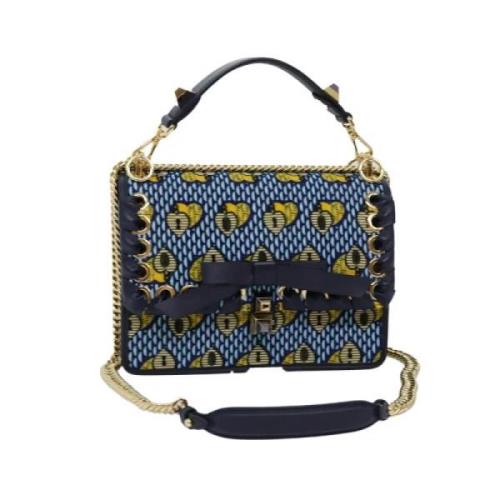 Fendi Vintage Pre-owned Mocka fendi-vskor Blue, Dam