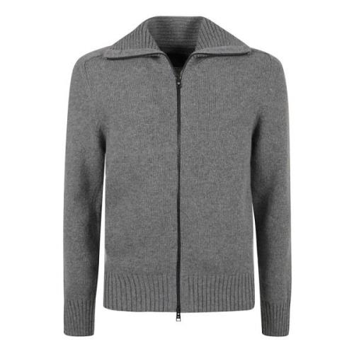 Tagliatore Sweaters Gray, Herr