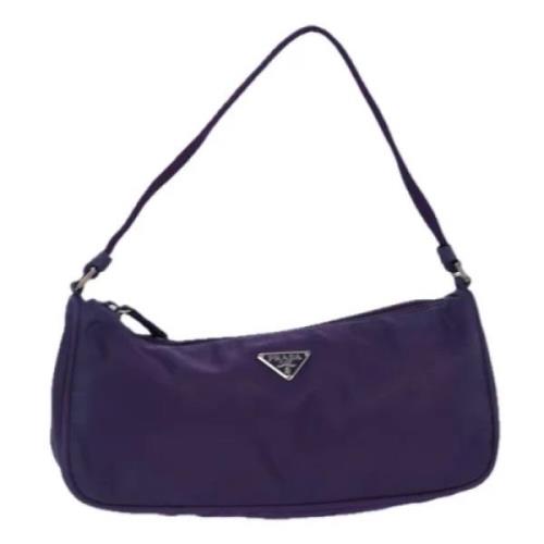 Prada Vintage Pre-owned Nylon prada-vskor Purple, Dam