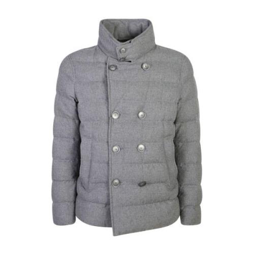 Herno Grå Parka för Män Aw24 Gray, Herr