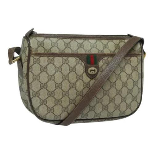 Gucci Vintage Pre-owned Laeder gucci-vskor Beige, Dam