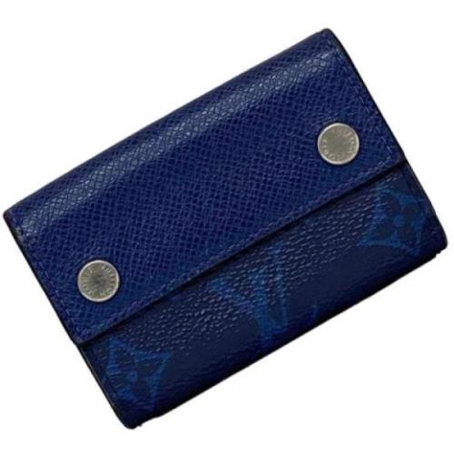 Louis Vuitton Vintage Pre-owned Laeder plnbcker Blue, Unisex