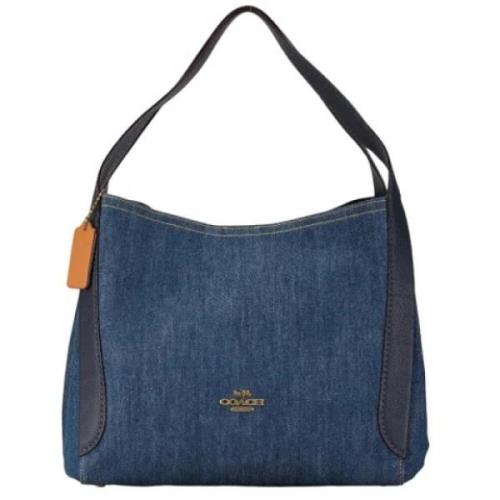 Coach Pre-owned Pre-owned Denim axelremsvskor Blue, Dam