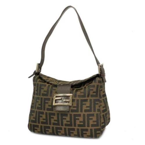 Fendi Vintage Pre-owned Canvas fendi-vskor Brown, Dam