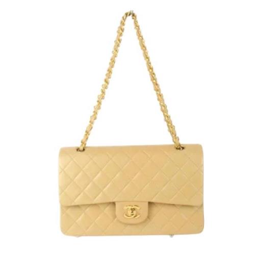 Chanel Vintage Pre-owned Laeder chanel-vskor Beige, Dam