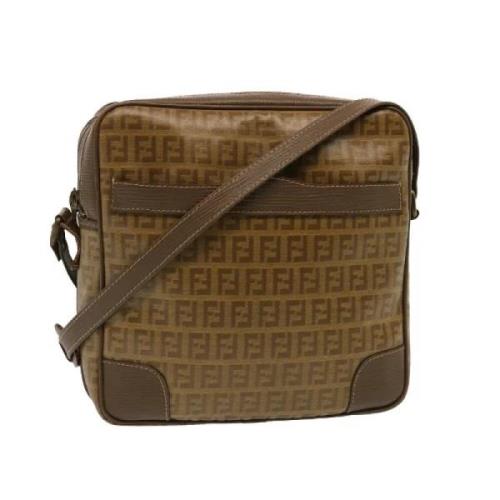 Fendi Vintage Pre-owned Canvas fendi-vskor Beige, Dam