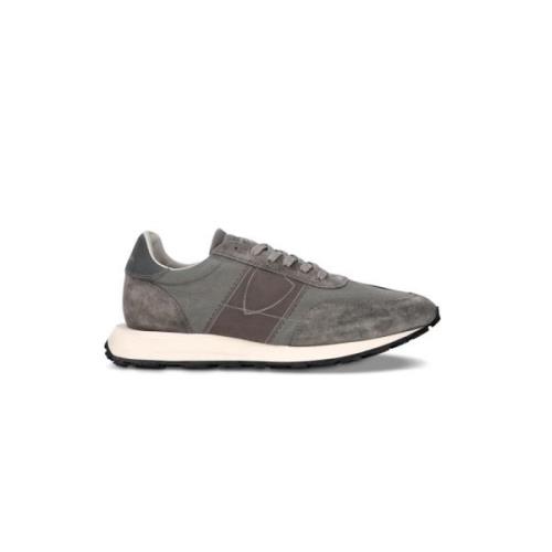 Philippe Model Dynamiska Sneakers med Tekniskt Tyg Gray, Herr